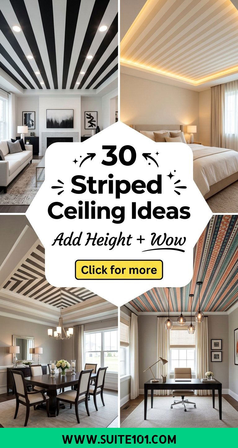 30 Striped Ceiling Ideas That Add Height and Wow Factor - 30 Striped Ceiling Ideas That Add Height and Wow Factor