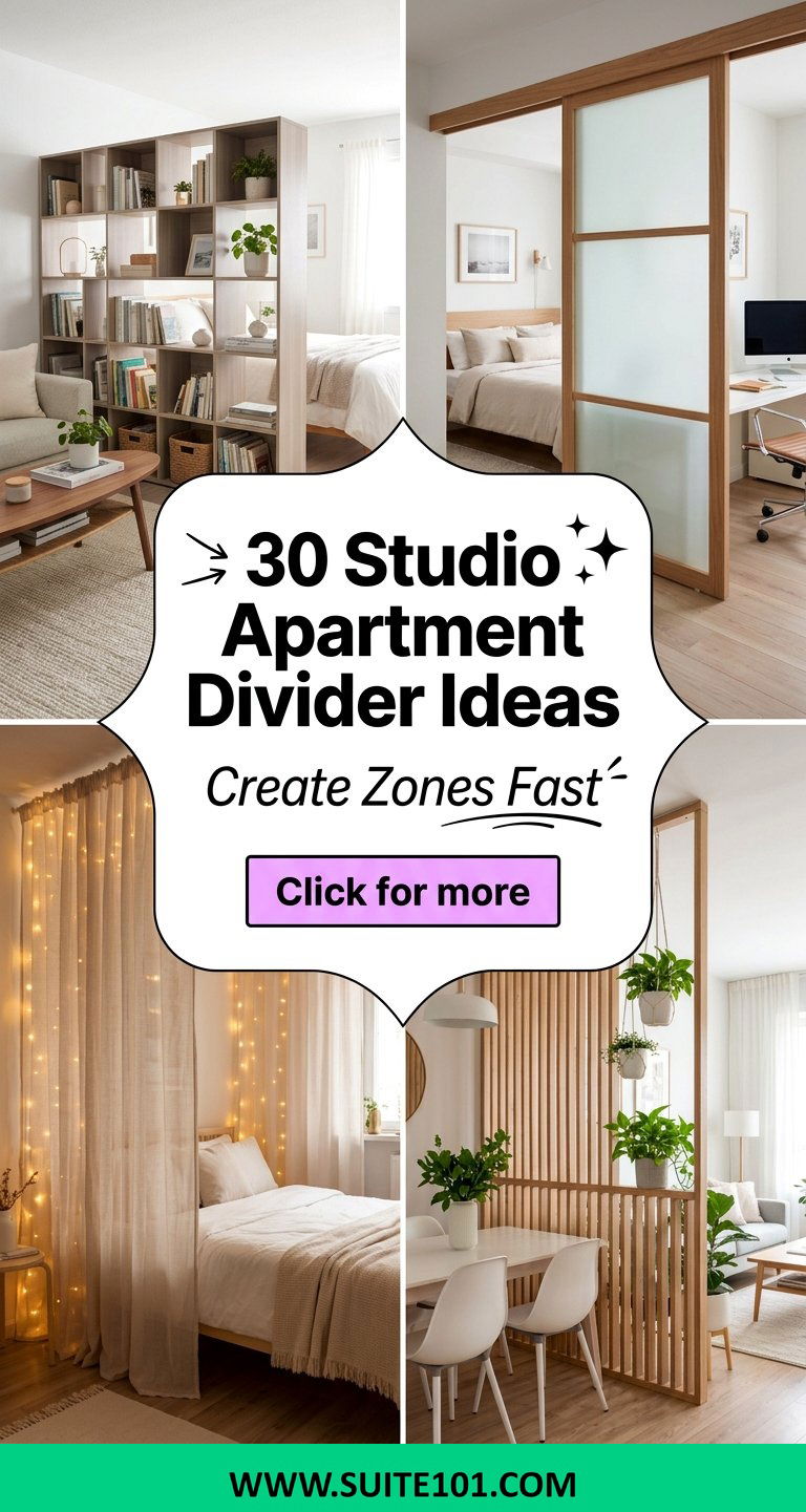 30 Studio Apartment Divider Ideas for a Smarter Layout Today - 30 Studio Apartment Divider Ideas for a Smarter Layout Today