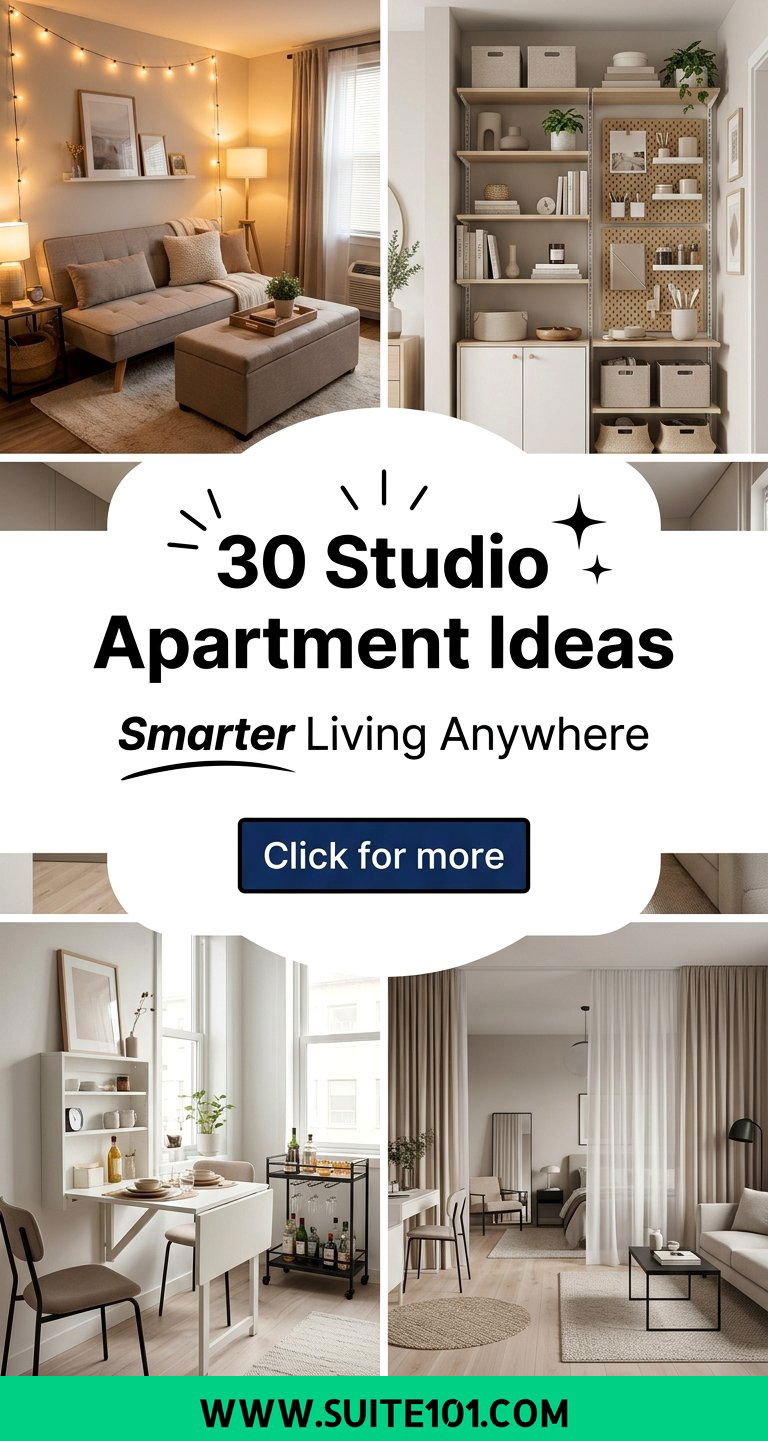 30 Studio Apartment Ideas for Smarter Living in Any Space - 30 Studio Apartment Ideas for Smarter Living in Any Space