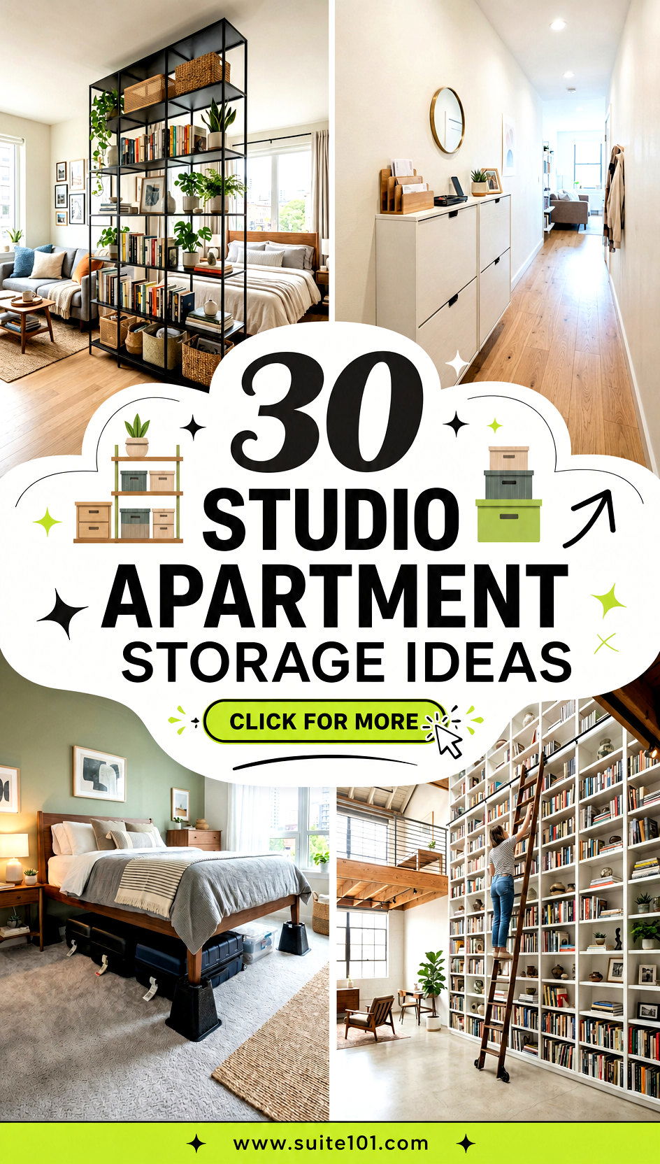 30 Studio Apartment Storage Ideas to Declutter and Thrive - 30 Studio Apartment Storage Ideas to Declutter and Thrive