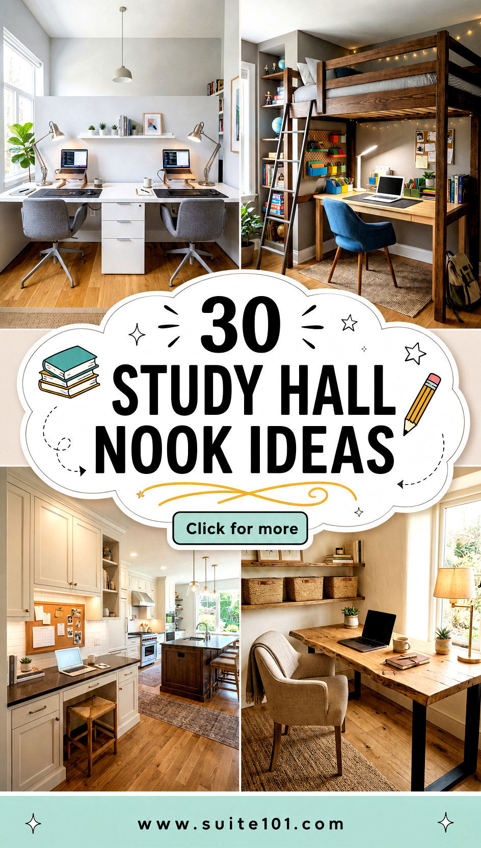 30 Study Hall Nook Ideas to Create a Focused Cozy Corner - 30 Study Hall Nook Ideas to Create a Focused, Cozy Corner