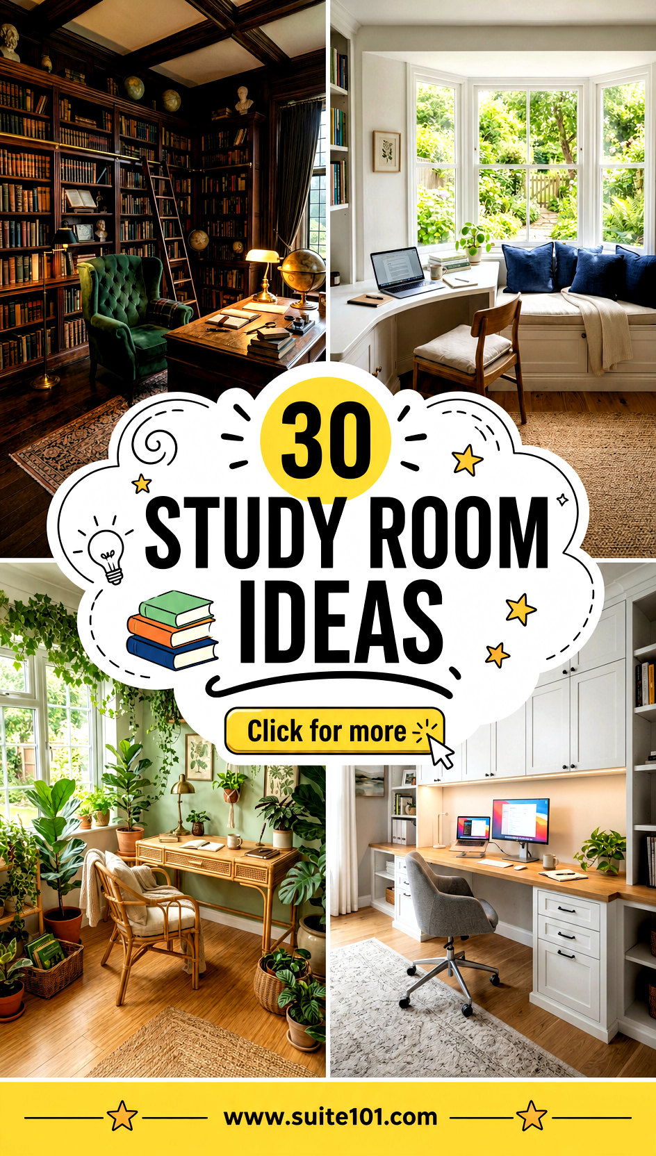 30 Study Room Ideas That Make Homework Feel Effortless - 30 Study Room Ideas That Make Homework Feel Effortless