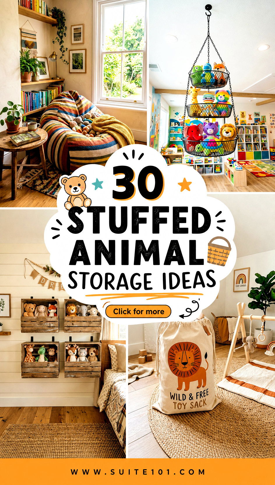 30 Stuffed Animal Storage Ideas to Tidy Up in Style Today - 30 Stuffed Animal Storage Ideas to Tidy Up in Style Today