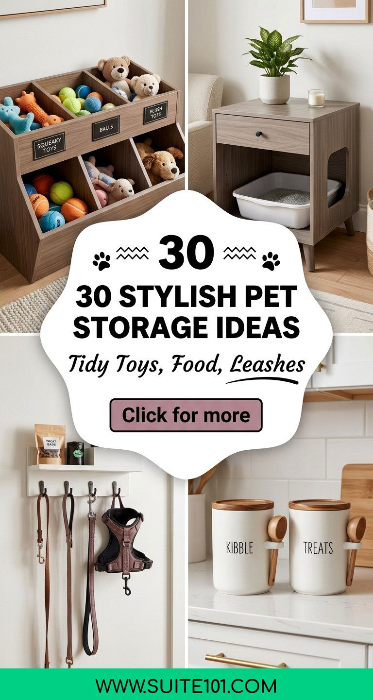 30 Stylish Pet Storage Ideas to Tidy Toys Food and Leashes - 30 Stylish Pet Storage Ideas to Tidy Toys, Food, and Leashes