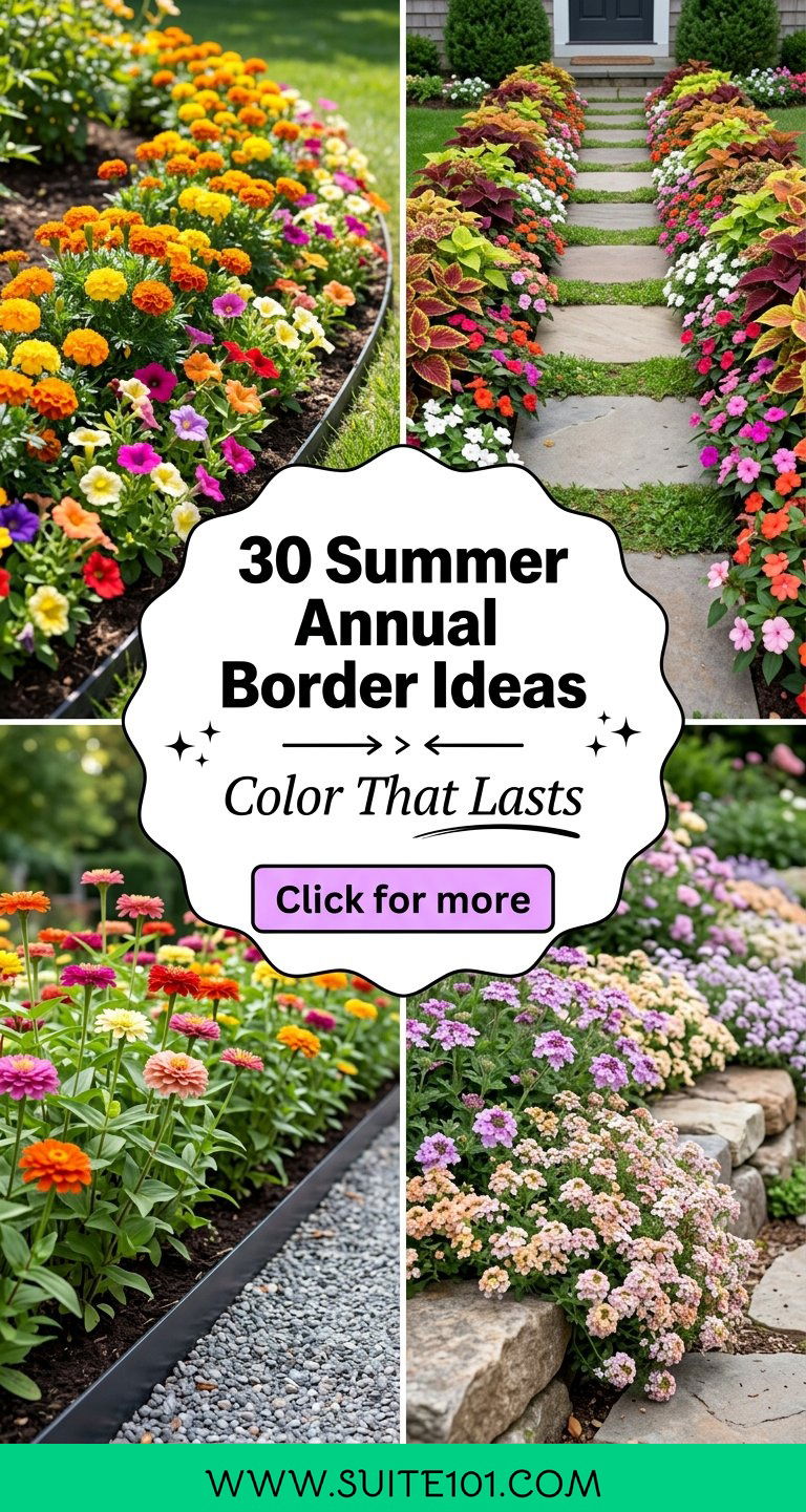 30 Summer Annual Border Ideas for Color That Lasts All Season - 30 Summer Annual Border Ideas for Color That Lasts All Season