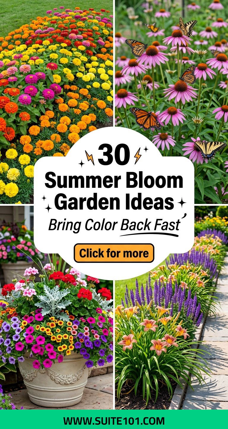 30 Summer Bloom Garden Ideas to Bring Color Back Fast This Season - 30 Summer Bloom Garden Ideas to Bring Color Back Fast This Season
