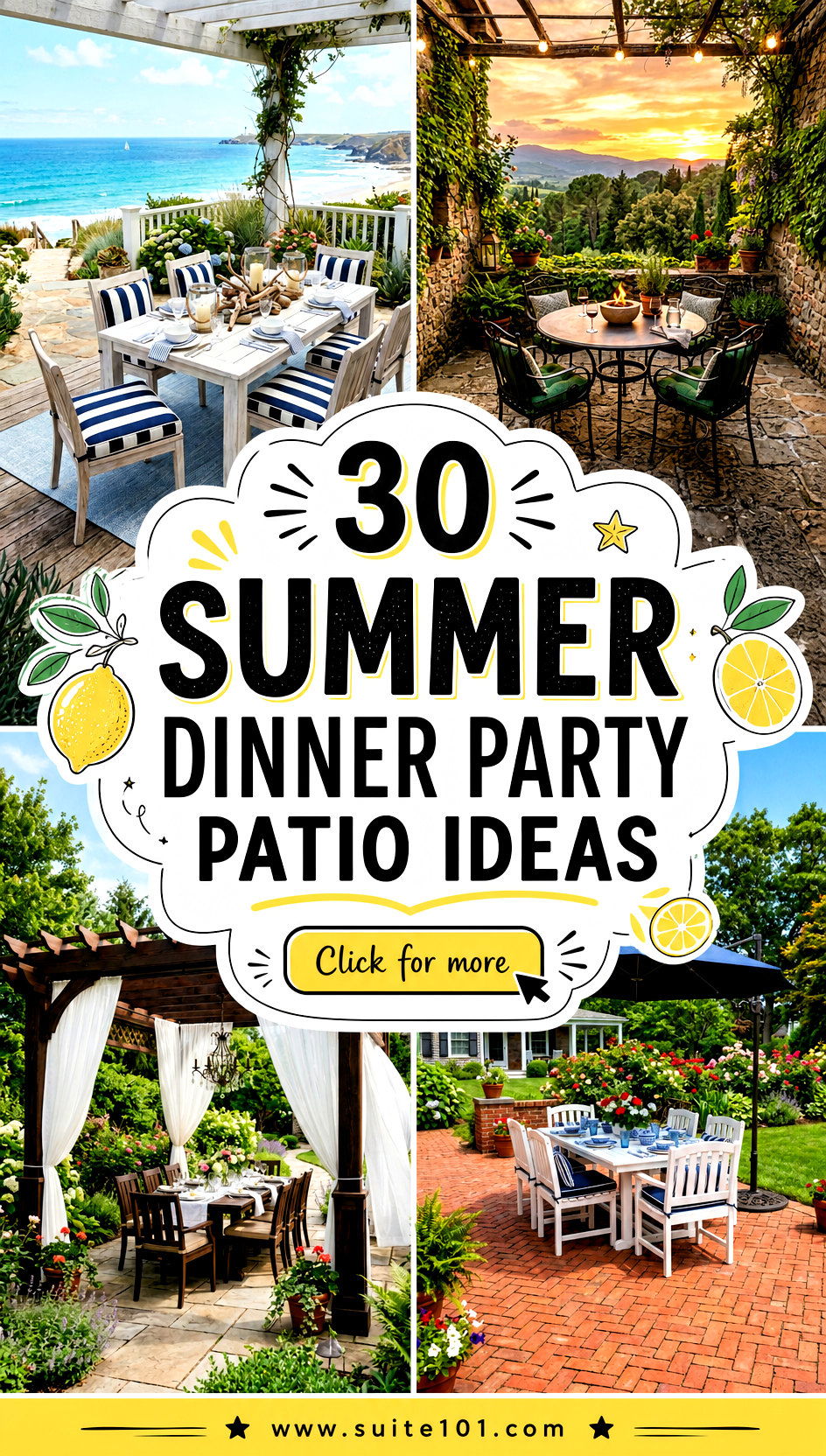 30 Summer Dinner Party Patio Ideas for Big Flavor Bigger Fun - 30 Summer Dinner Party Patio Ideas for Big Flavor, Bigger Fun