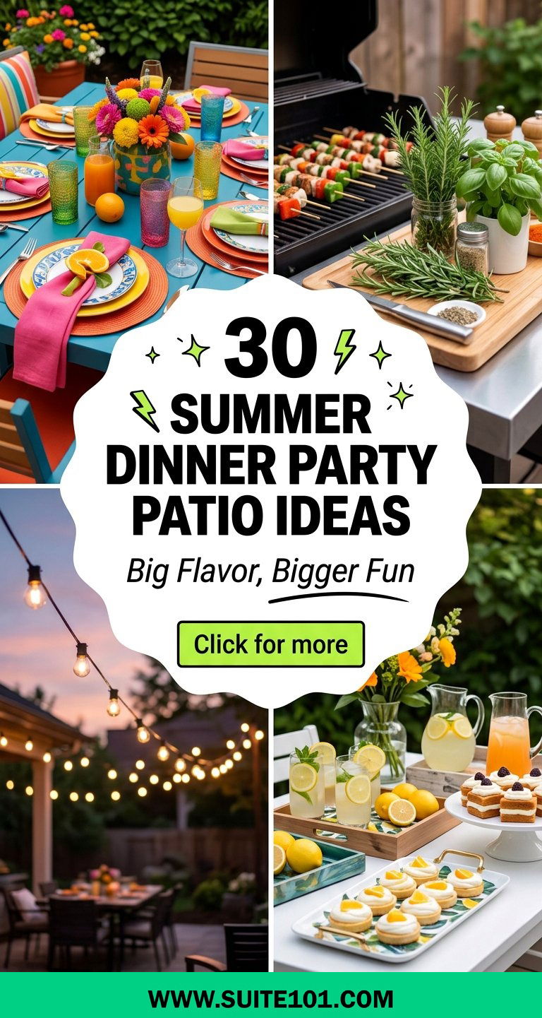 30 Summer Dinner Party Patio Ideas for Big Flavor Bigger Fun - 30 Summer Dinner Party Patio Ideas for Big Flavor, Bigger Fun