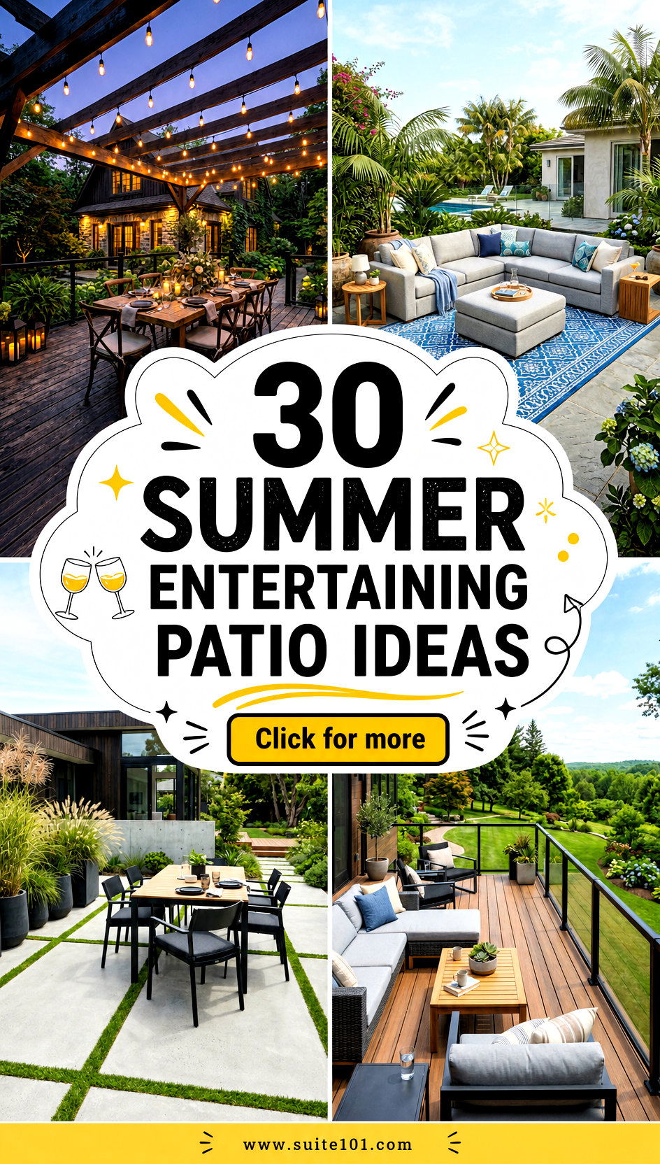 30 Summer Entertaining Patio Ideas for Effortless Hosting - 30 Summer Entertaining Patio Ideas for Effortless Hosting
