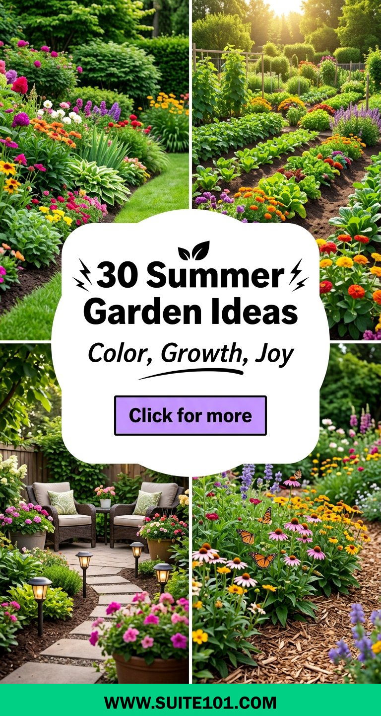30 Summer Garden Ideas to Boost Color Growth and Joy This Year - 30 Summer Garden Ideas to Boost Color, Growth, and Joy This Year