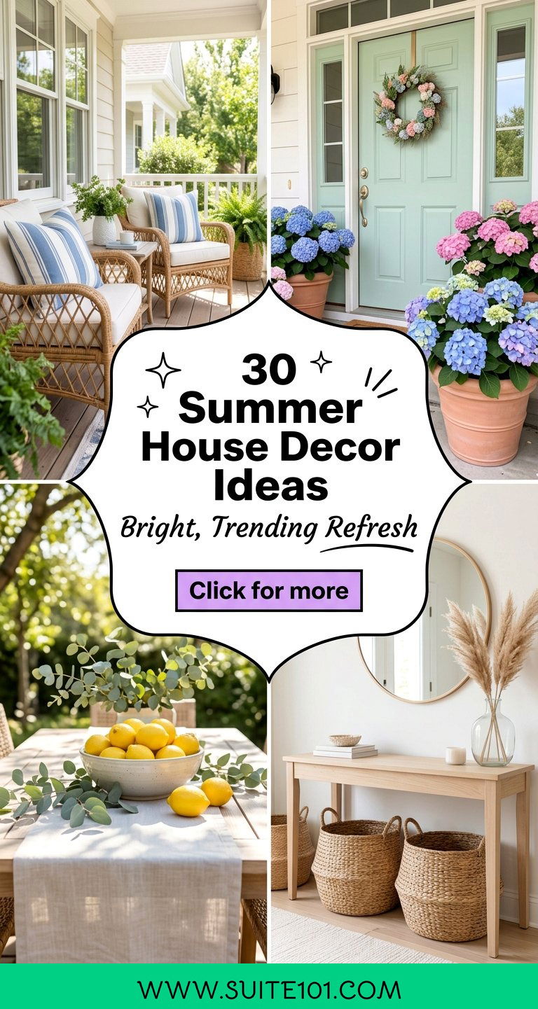 30 Summer House Decor Ideas Viral for a Bright Trending Refresh - 30 Summer House Decor Ideas Viral for a Bright, Trending Refresh