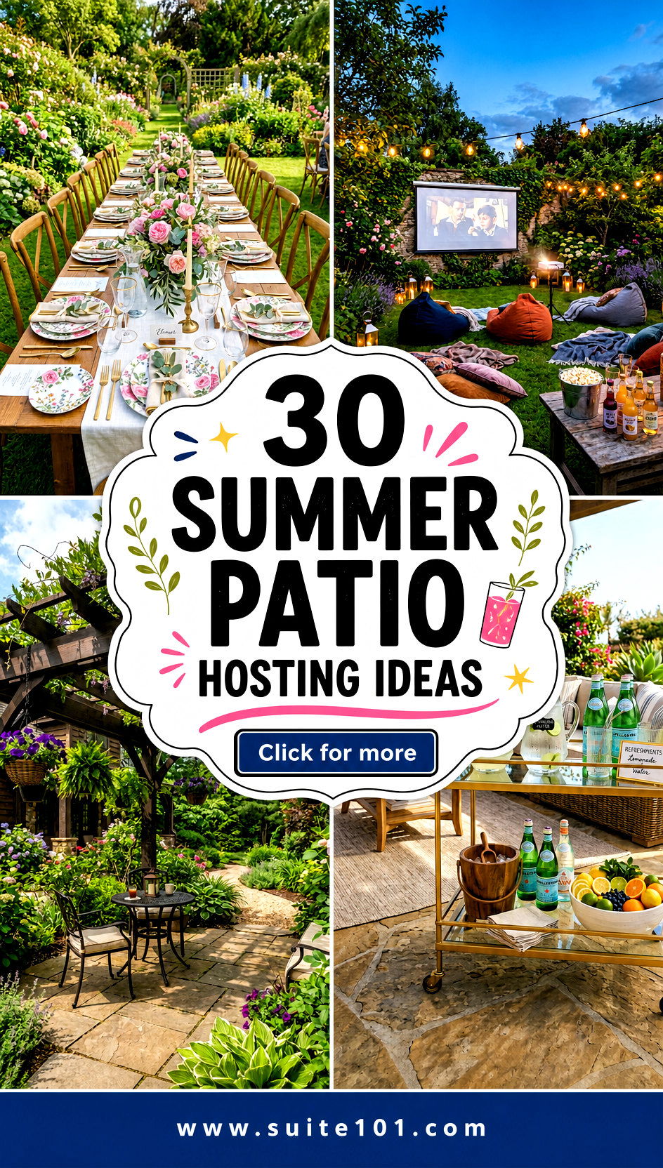 30 Summer Patio Hosting Ideas for Stress-Free Backyard Days - 30 Summer Patio Hosting Ideas for Stress-Free Backyard Days