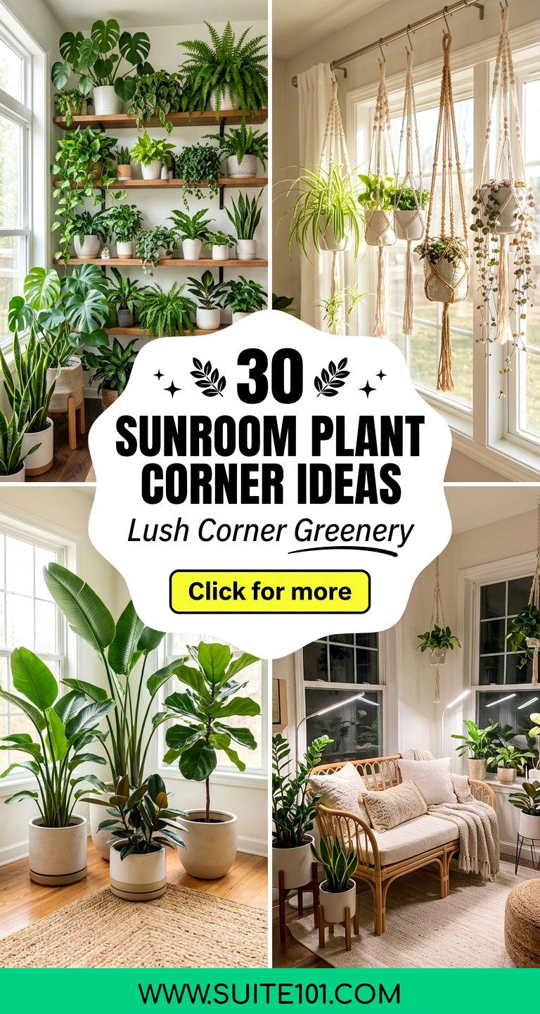 30 Sunroom Plant Corner Ideas for a Lush Indoor Garden Look - 30 Sunroom Plant Corner Ideas for a Lush Indoor Garden Look