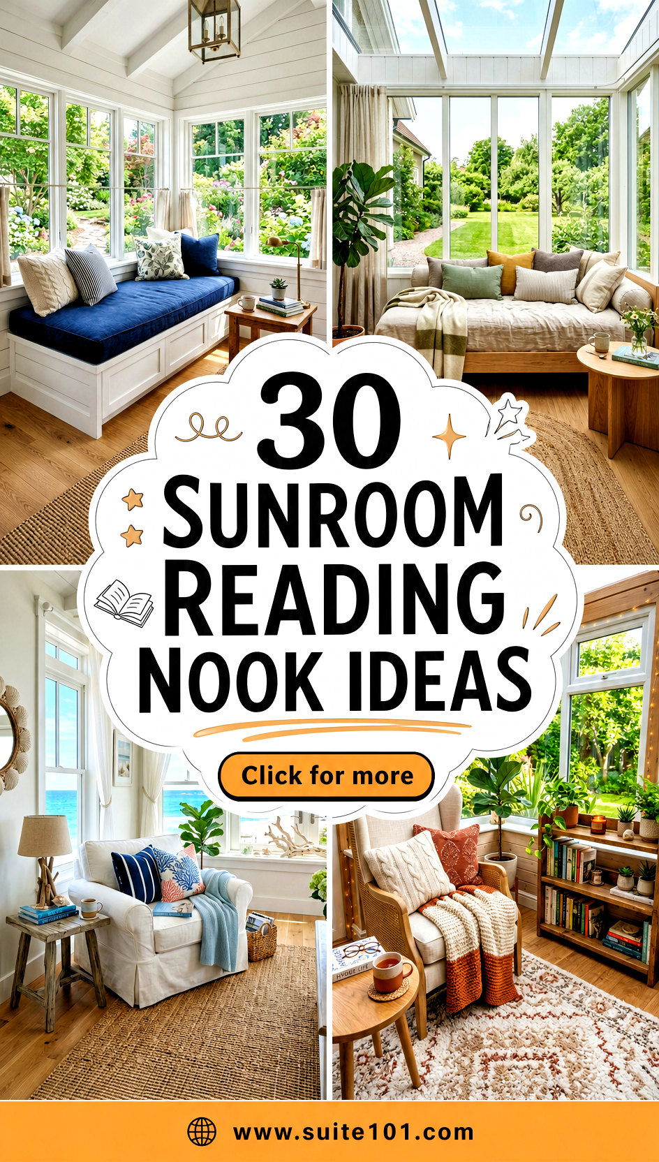30 Sunroom Reading Nook Ideas for Cozy Weekend Retreats - 30 Sunroom Reading Nook Ideas for Cozy Weekend Retreats