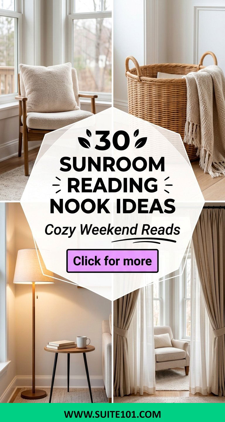30 Sunroom Reading Nook Ideas for Cozy Weekend Retreats - 30 Sunroom Reading Nook Ideas for Cozy Weekend Retreats