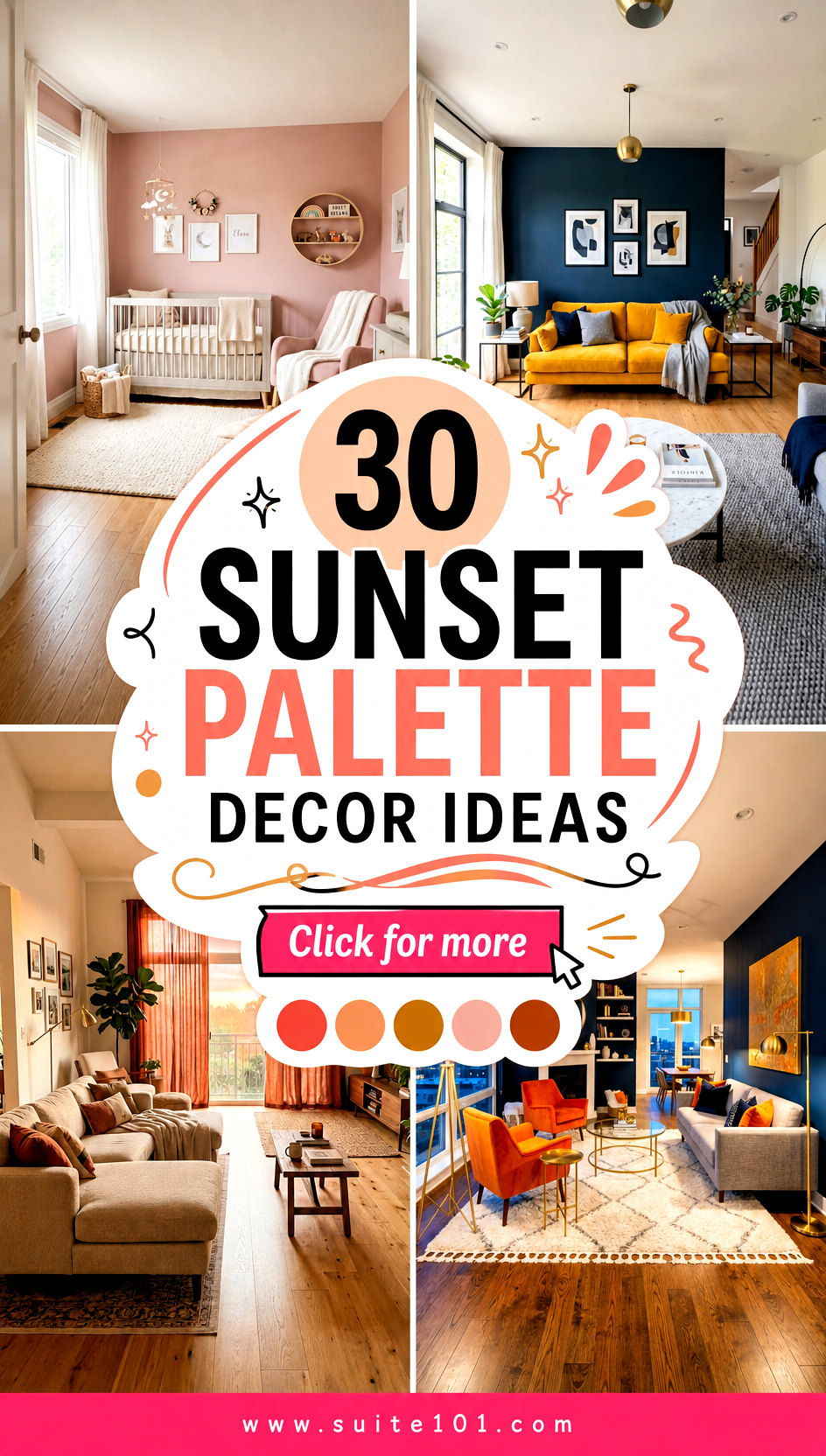 30 Sunset Palette Decor Ideas to Warm Up Any Space Fast - 30 Sunset Palette Decor Ideas to Warm Up Any Space Fast