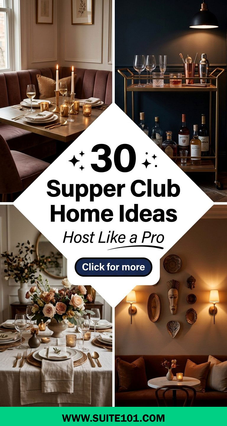 30 Supper Club Home Ideas to Create a Dinner-Party Worthy Space - 30 Supper Club Home Ideas to Create a Dinner-Party Worthy Space