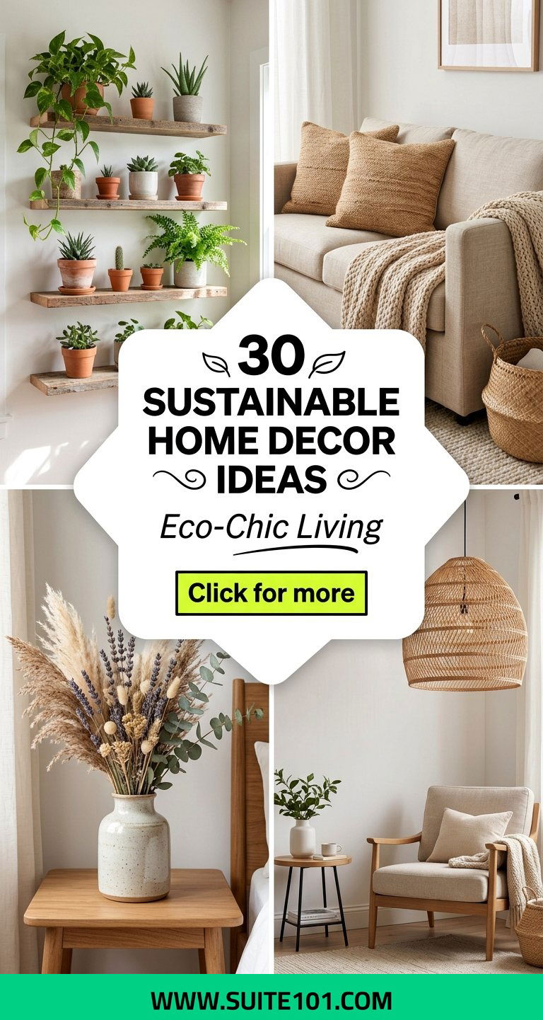 30 Sustainable Home Decor Ideas for Eco-Chic Living Today - 30 Sustainable Home Decor Ideas for Eco-Chic Living Today