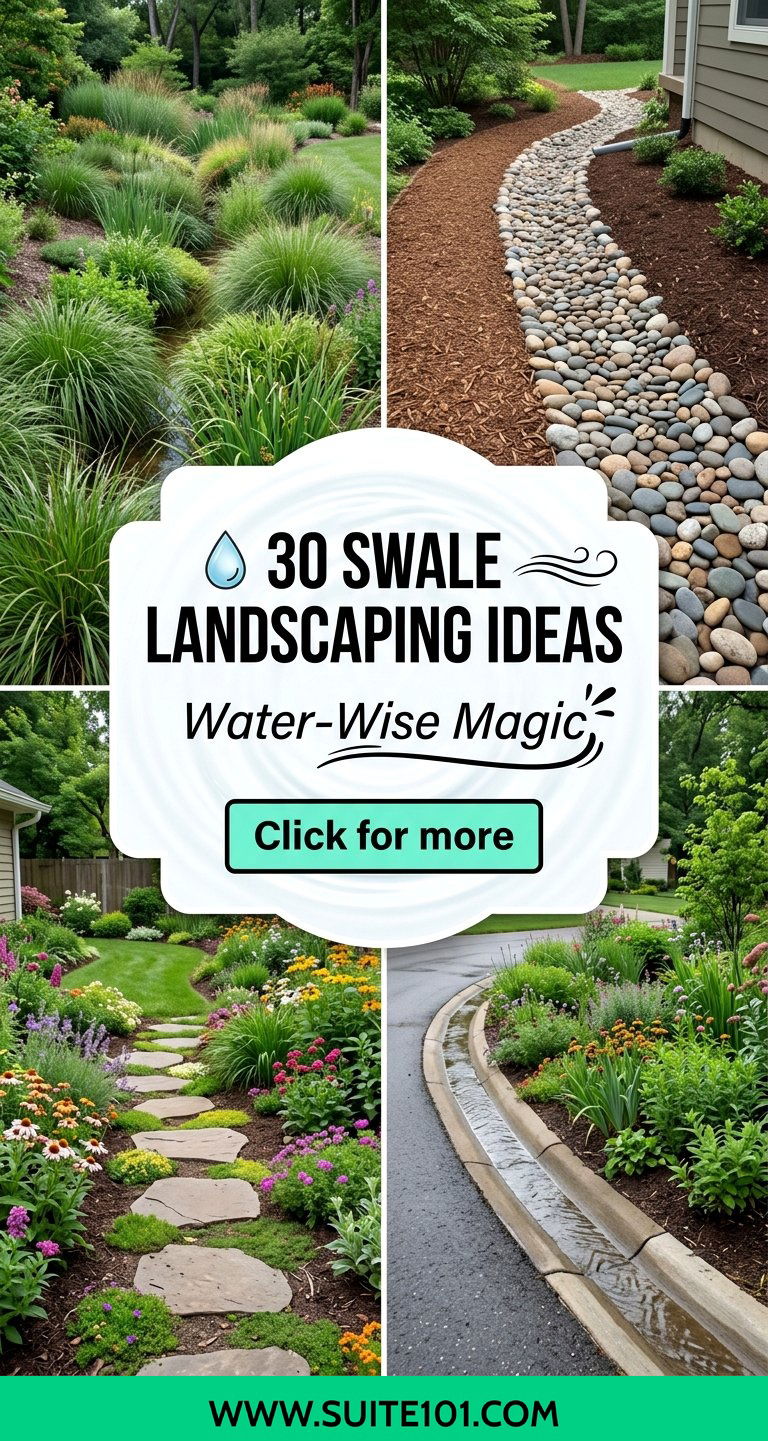 30 Swale Landscaping Ideas to Manage Water Beautifully Well - 30 Swale Landscaping Ideas to Manage Water Beautifully Well