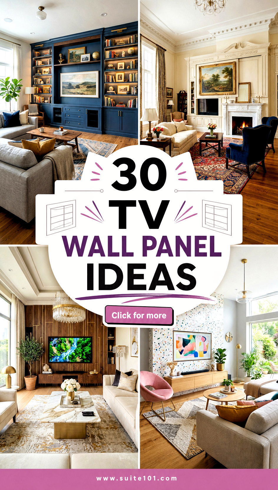 30 TV Wall Panel Ideas for Modern Texture and Hidden Storage - 30 TV Wall Panel Ideas for Modern Texture and Hidden Storage