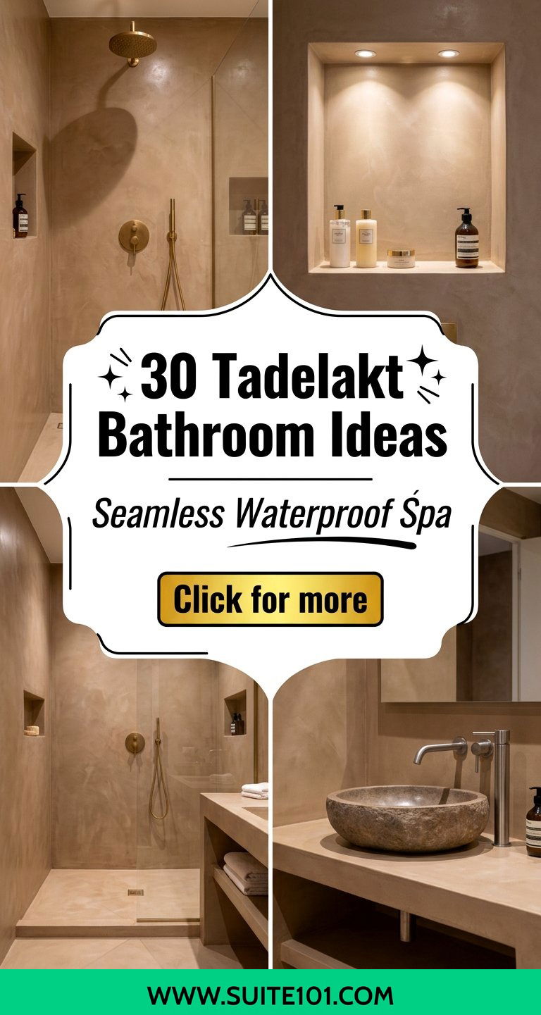 30 Tadelakt Bathroom Ideas for a Seamless Waterproof Spa Look - 30 Tadelakt Bathroom Ideas for a Seamless, Waterproof Spa Look