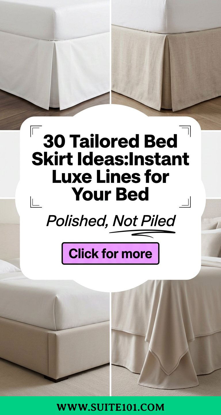 30 Tailored Bed Skirt Ideas Instant Luxe Lines for Your Bed - 30 Tailored Bed Skirt Ideas: Instant Luxe Lines for Your Bed