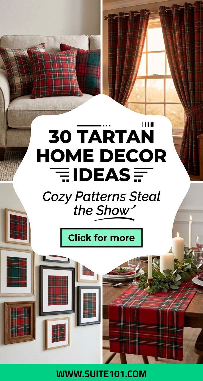 30 Tartan Home Decor Ideas Cozy Patterns That Steal the Show - 30 Tartan Home Decor Ideas: Cozy Patterns That Steal the Show