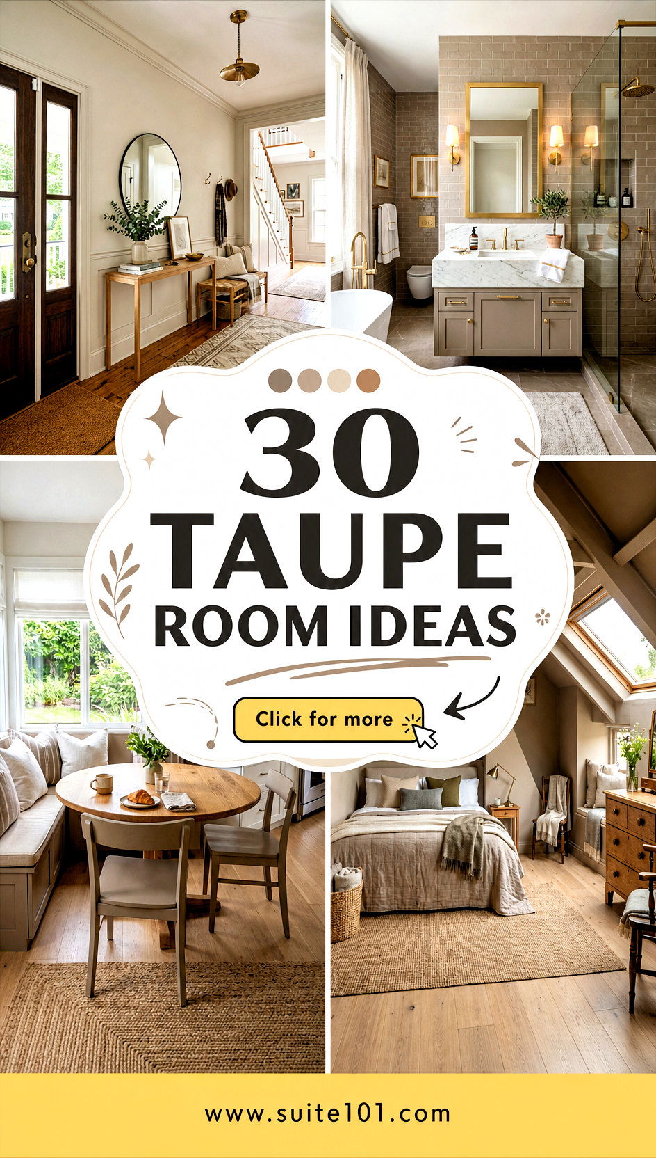 30 Taupe Room Ideas Warm Modern Color Schemes for Any Style - 30 Taupe Room Ideas: Warm, Modern Color Schemes for Any Style