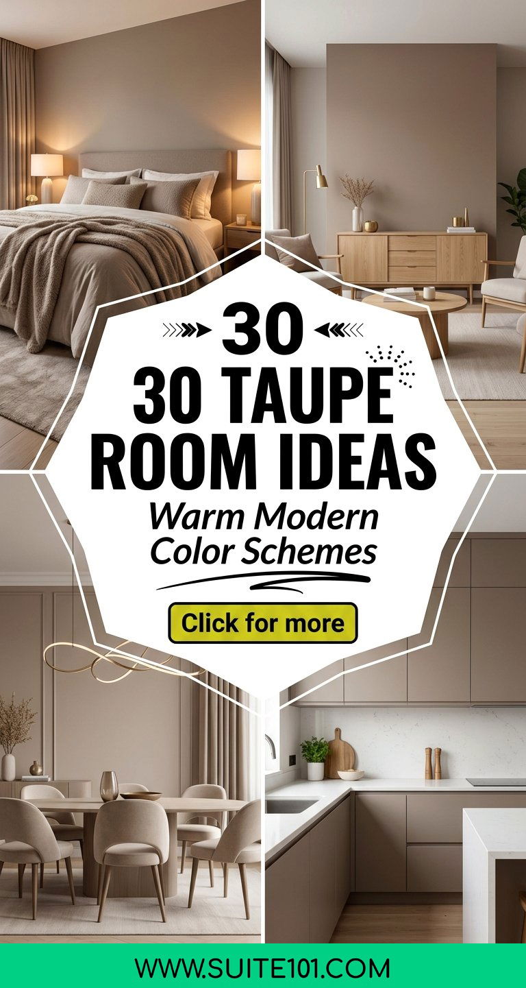 30 Taupe Room Ideas Warm Modern Color Schemes for Any Style - 30 Taupe Room Ideas: Warm, Modern Color Schemes for Any Style
