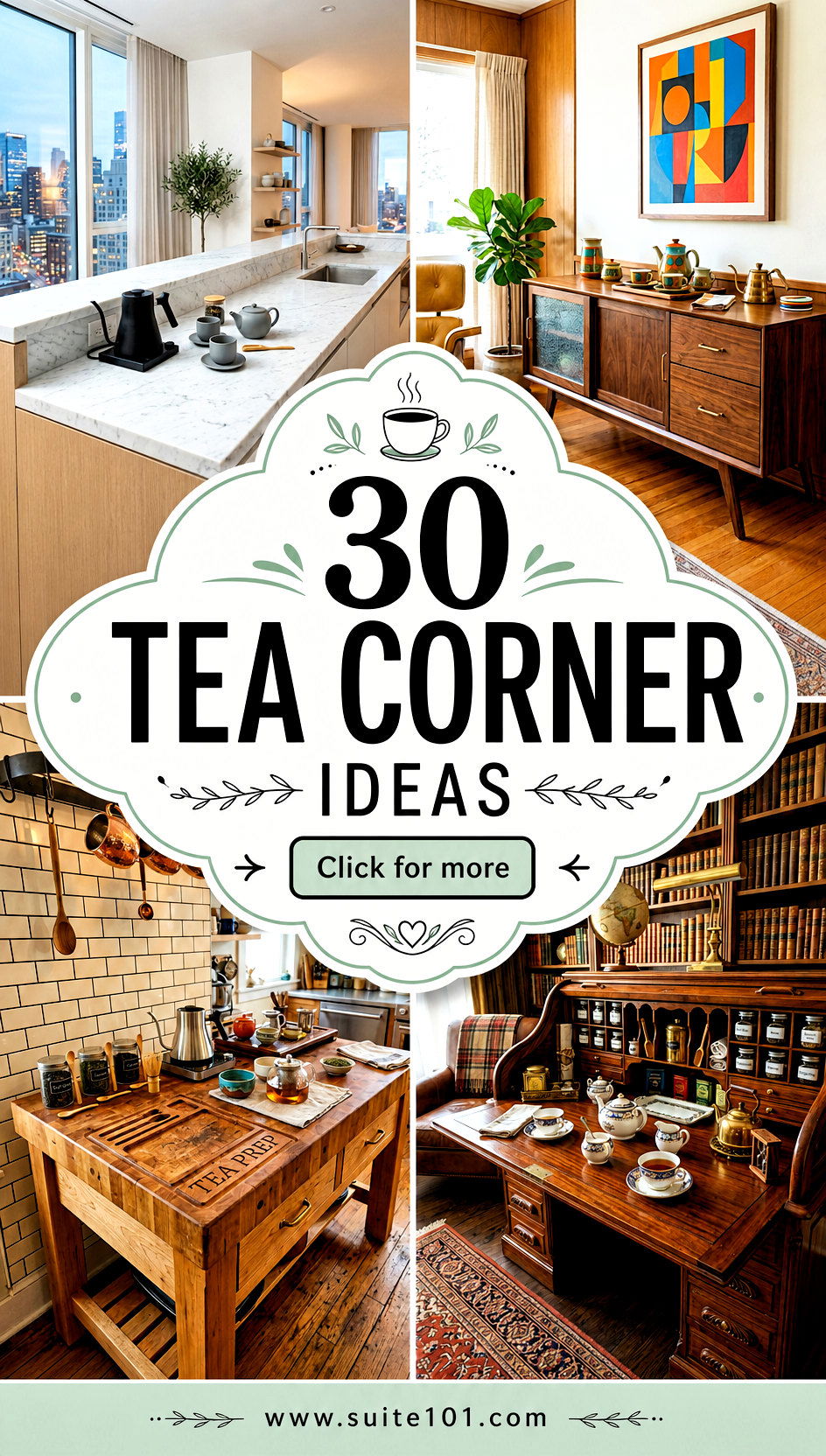 30 Tea Corner Ideas for a Calming Stylish Ritual At Home - 30 Tea Corner Ideas for a Calming, Stylish Ritual At Home