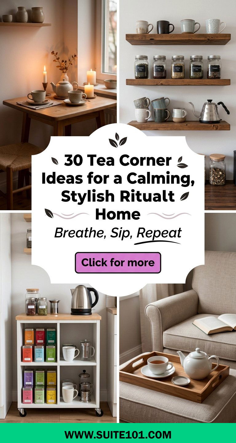 30 Tea Corner Ideas for a Calming Stylish Ritual At Home - 30 Tea Corner Ideas for a Calming, Stylish Ritual At Home
