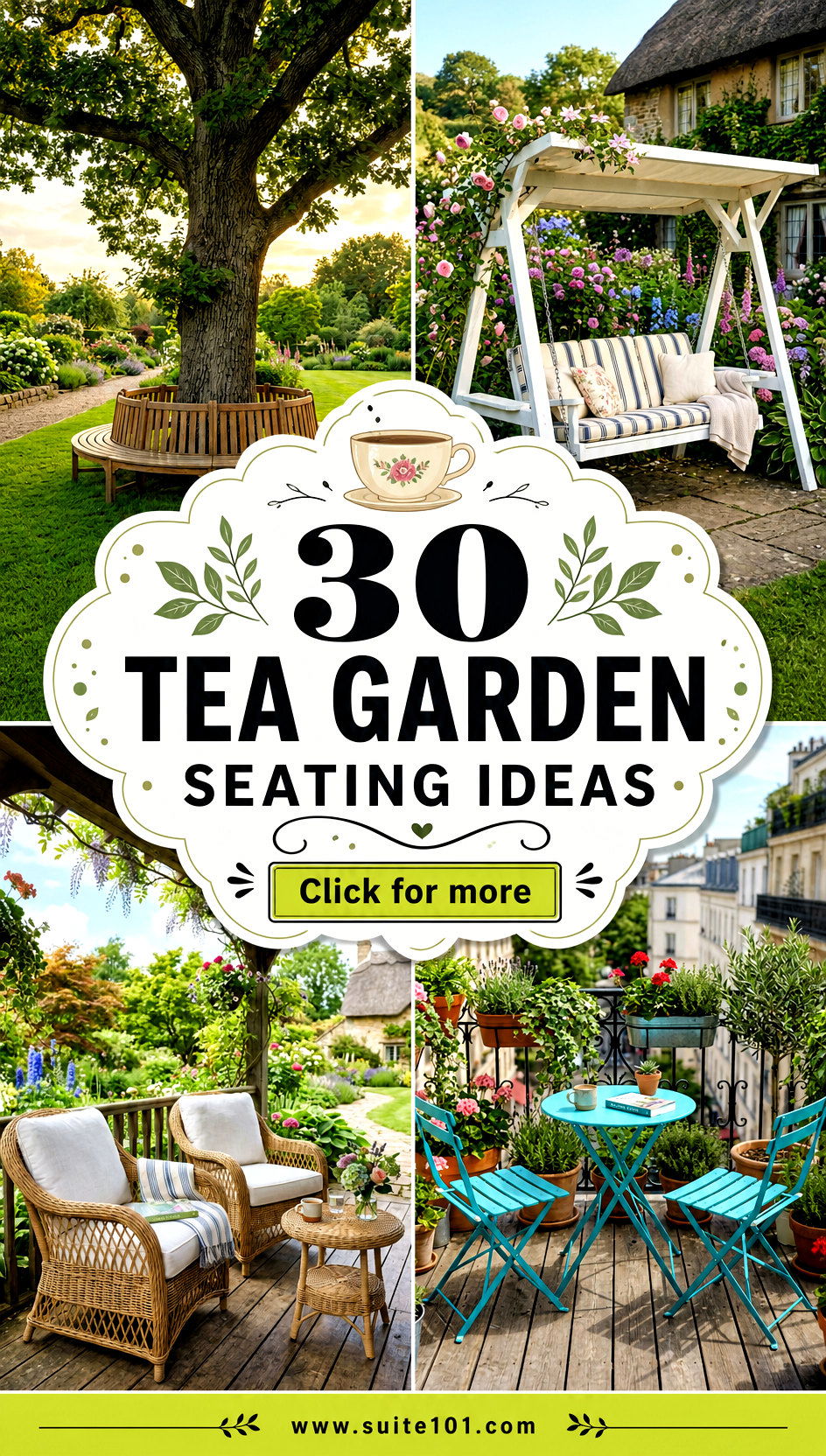 30 Tea Garden Seating Ideas for Cozy Chats and Calm Evenings - 30 Tea Garden Seating Ideas for Cozy Chats and Calm Evenings