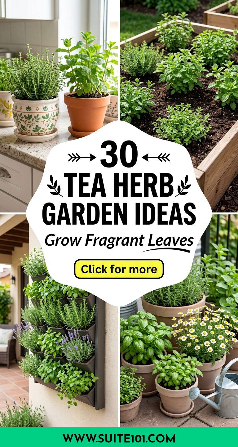 30 Tea Herb Garden Ideas Grow Fragrant Leaves for Fresh Blends - 30 Tea Herb Garden Ideas: Grow Fragrant Leaves for Fresh Blends