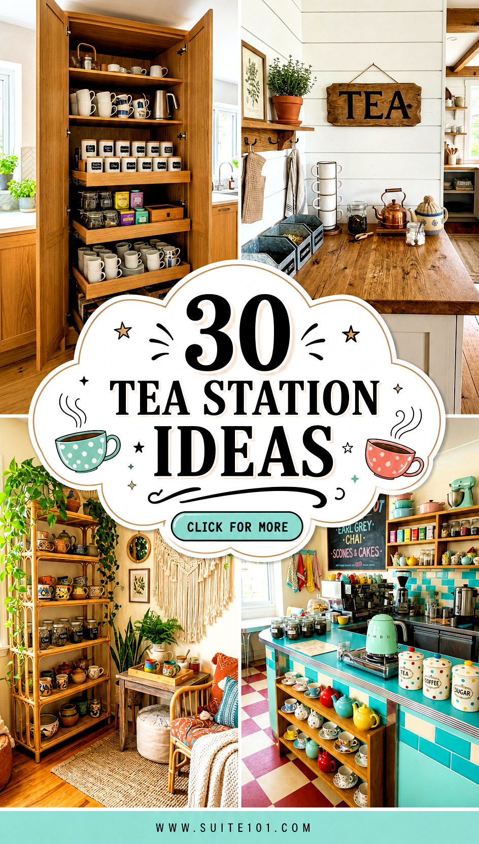 30 Tea Station Ideas Brew Beautifully With Easy Counter Setups - 30 Tea Station Ideas: Brew Beautifully With Easy Counter Setups
