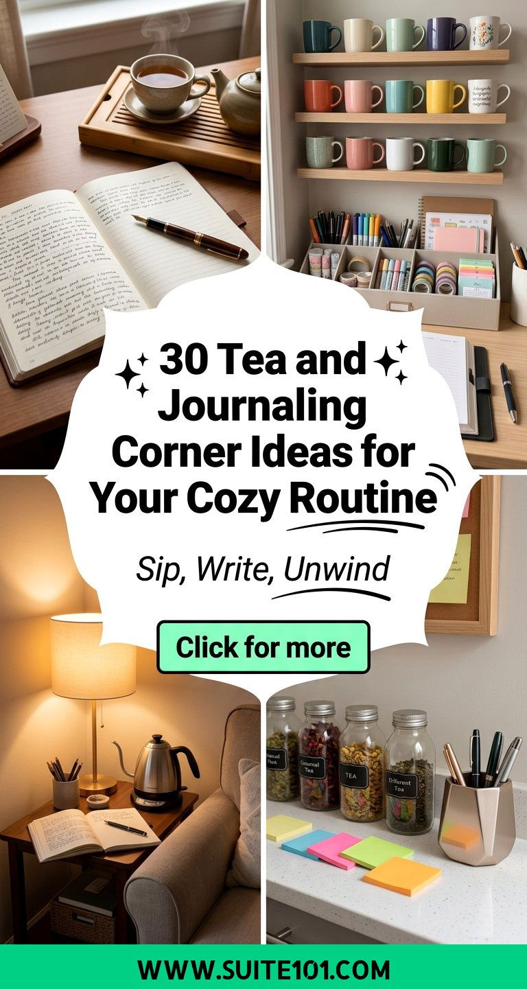 30 Tea and Journaling Corner Ideas for Your Cozy Routine - 30 Tea and Journaling Corner Ideas for Your Cozy Routine