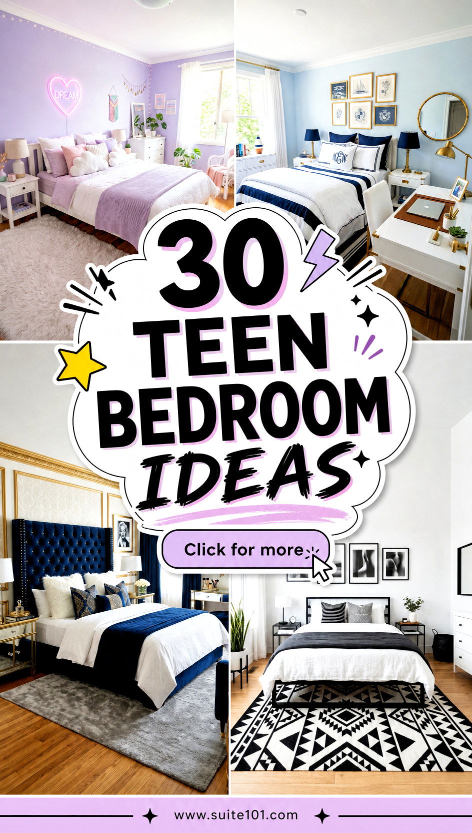 30 Teen Bedroom Ideas to Make Your Space Look Instantly Cooler - 30 Teen Bedroom Ideas to Make Your Space Look Instantly Cooler
