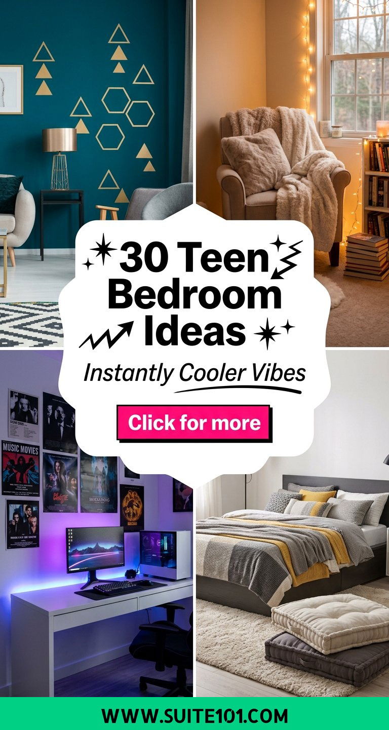 30 Teen Bedroom Ideas to Make Your Space Look Instantly Cooler - 30 Teen Bedroom Ideas to Make Your Space Look Instantly Cooler