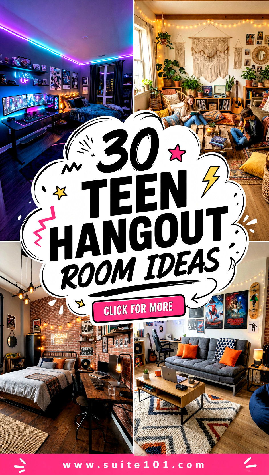 30 Teen Hangout Room Ideas Fun Stylish Spaces to Recharge - 30 Teen Hangout Room Ideas: Fun, Stylish Spaces to Recharge