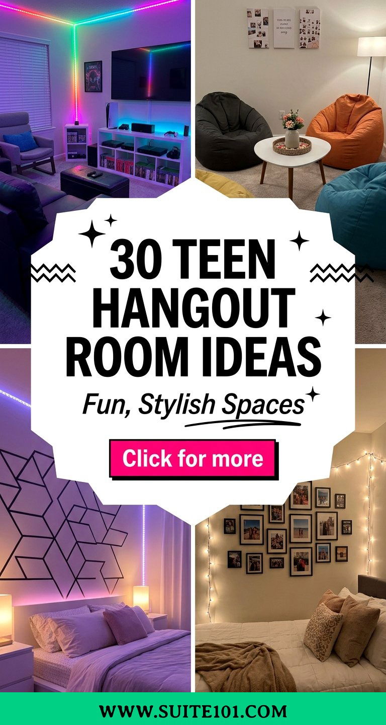 30 Teen Hangout Room Ideas Fun Stylish Spaces to Recharge - 30 Teen Hangout Room Ideas: Fun, Stylish Spaces to Recharge