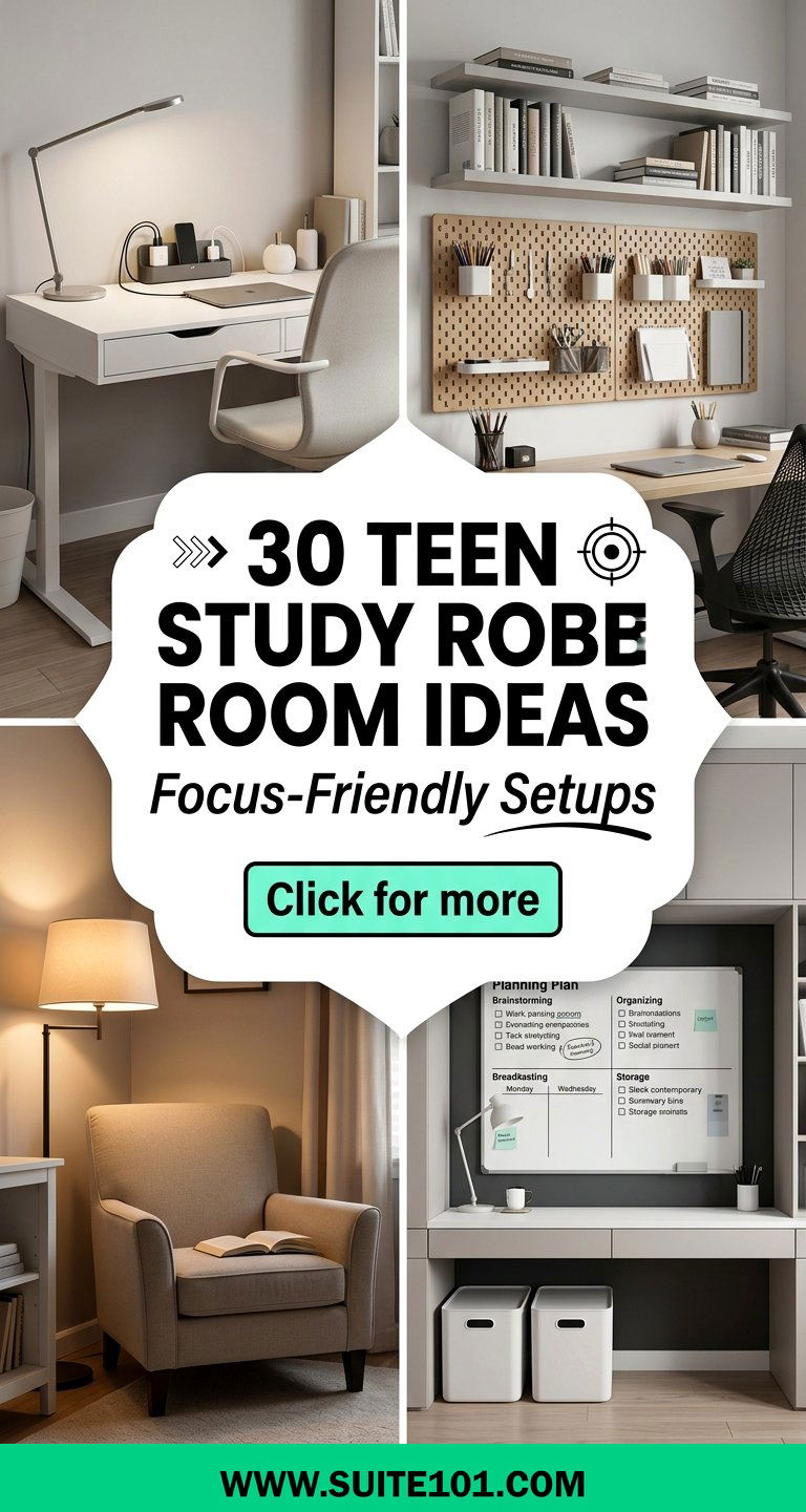 30 Teen Study Room Ideas Focus-Friendly Setups Teens Will Use - 30 Teen Study Room Ideas: Focus-Friendly Setups Teens Will Use