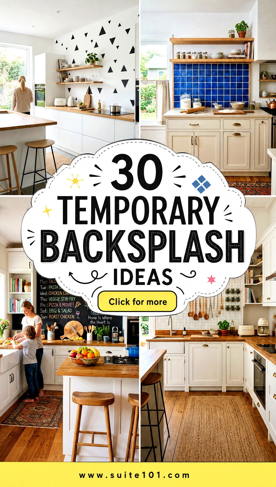30 Temporary Backsplash Ideas Instant Style Without the Mess - 30 Temporary Backsplash Ideas: Instant Style Without the Mess