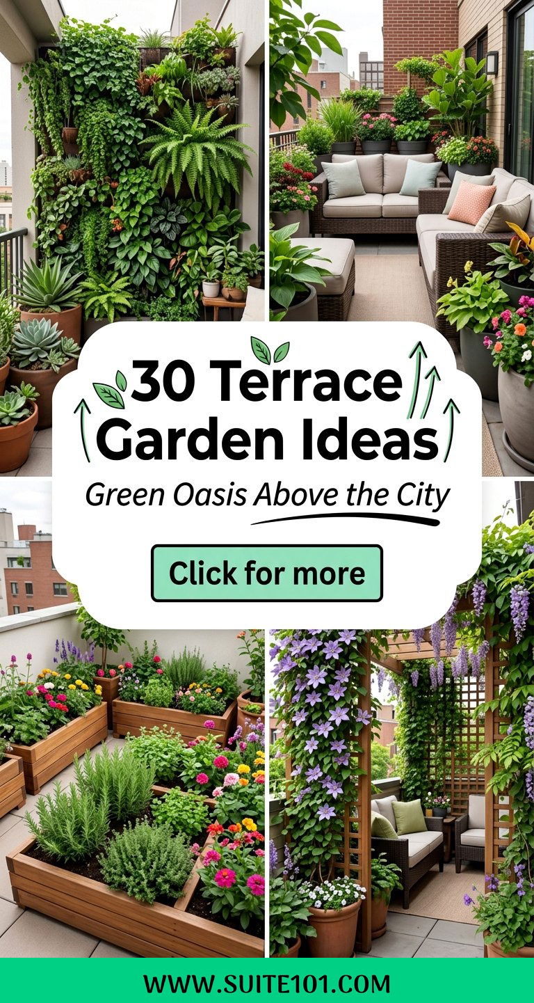 30 Terrace Garden Ideas to Create a Green Oasis Above the City - 30 Terrace Garden Ideas to Create a Green Oasis Above the City