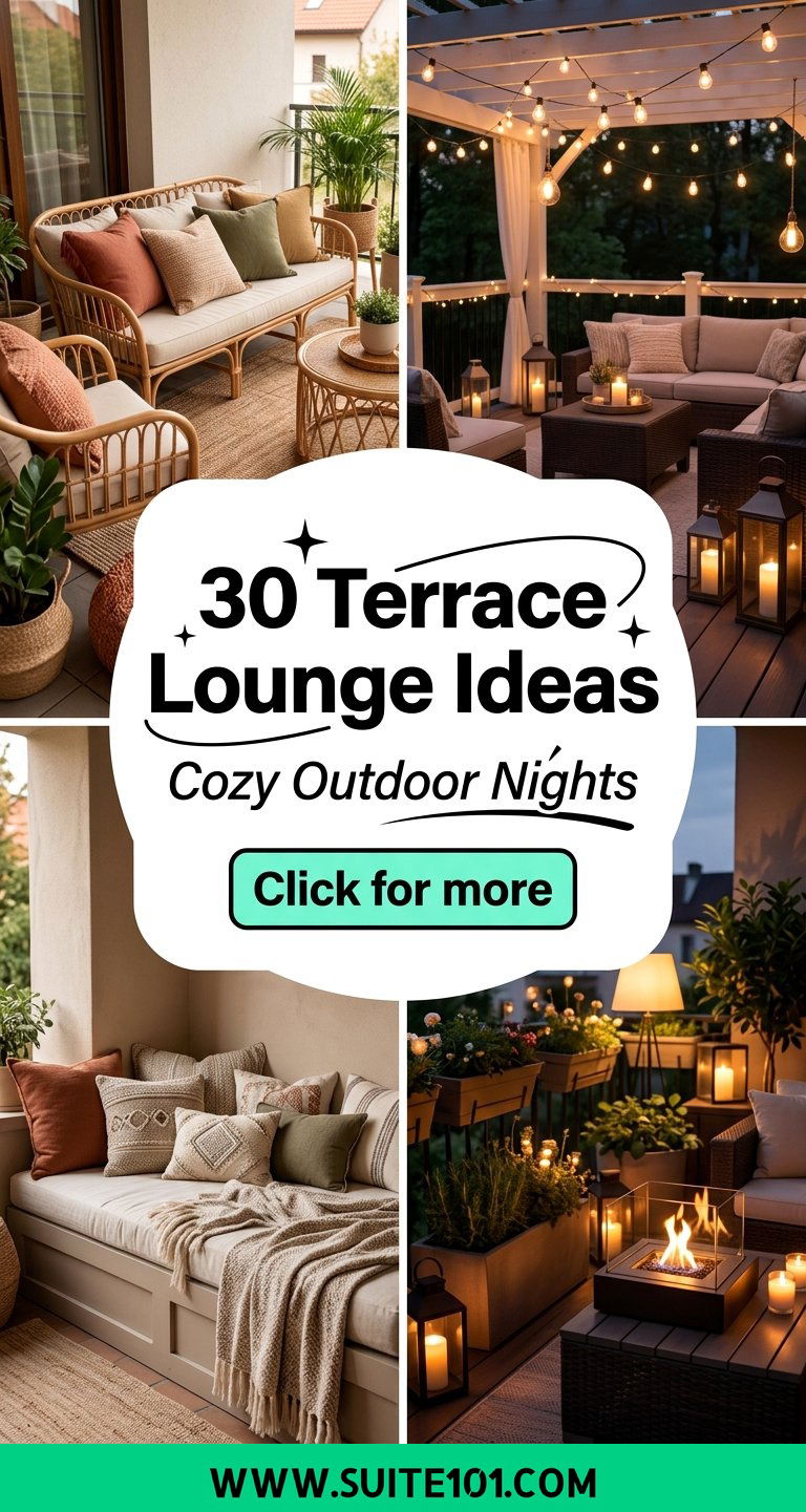 30 Terrace Lounge Ideas Aesthetic for Cozy Outdoor Nights - 30 Terrace Lounge Ideas Aesthetic for Cozy Outdoor Nights