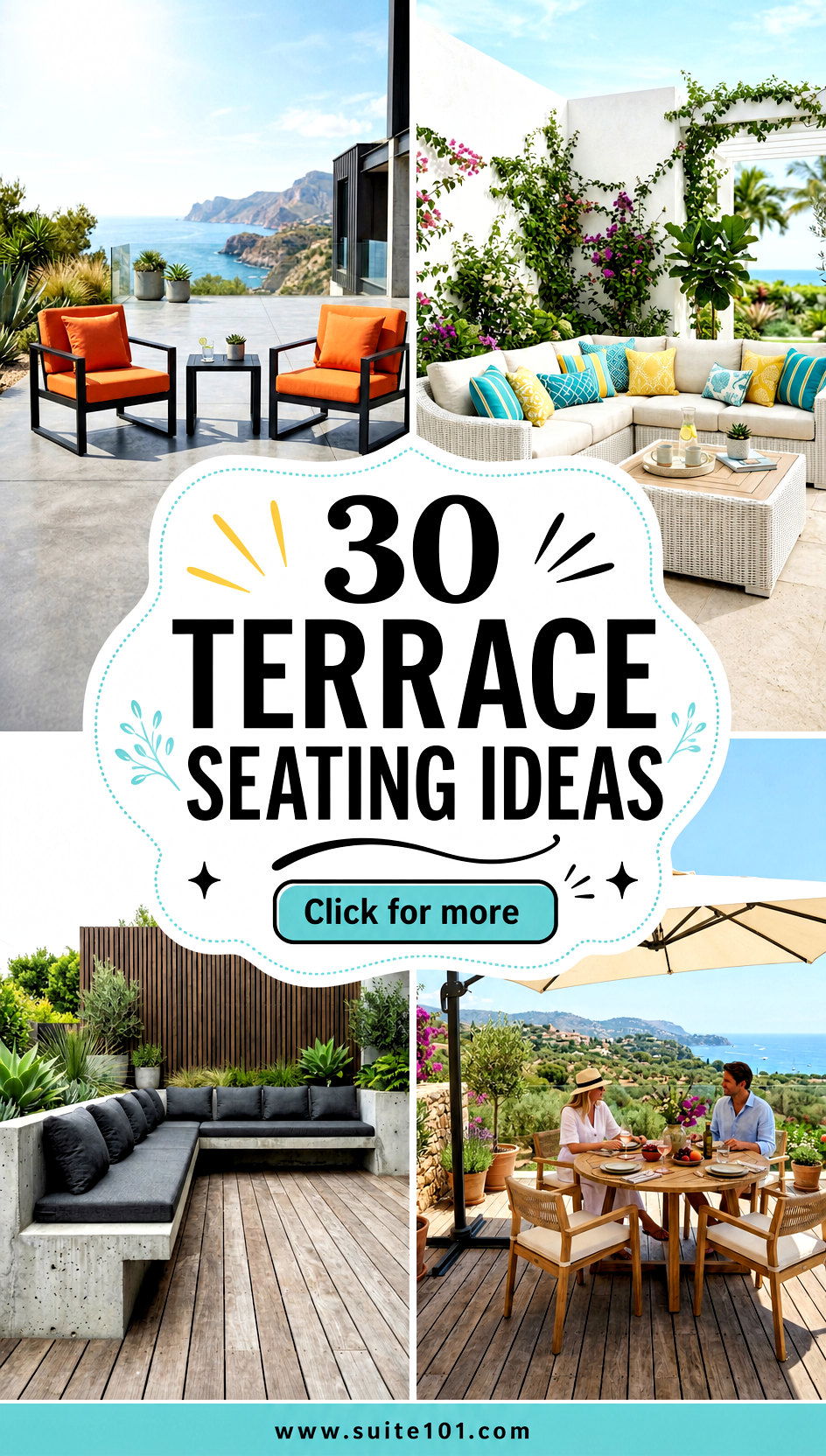 30 Terrace Seating Ideas for Relaxed Outdoor Lounging in Style - 30 Terrace Seating Ideas for Relaxed Outdoor Lounging in Style