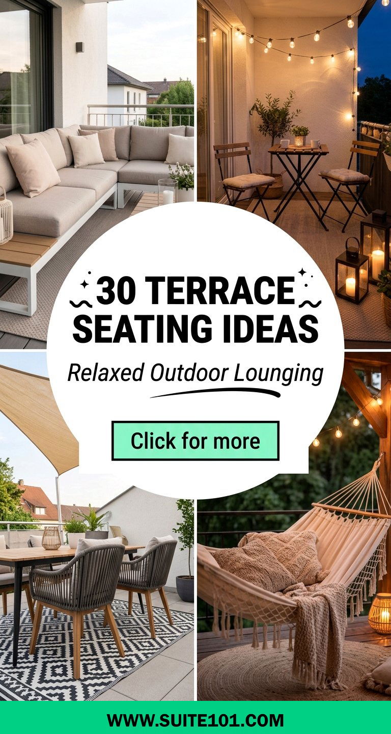 30 Terrace Seating Ideas for Relaxed Outdoor Lounging in Style - 30 Terrace Seating Ideas for Relaxed Outdoor Lounging in Style