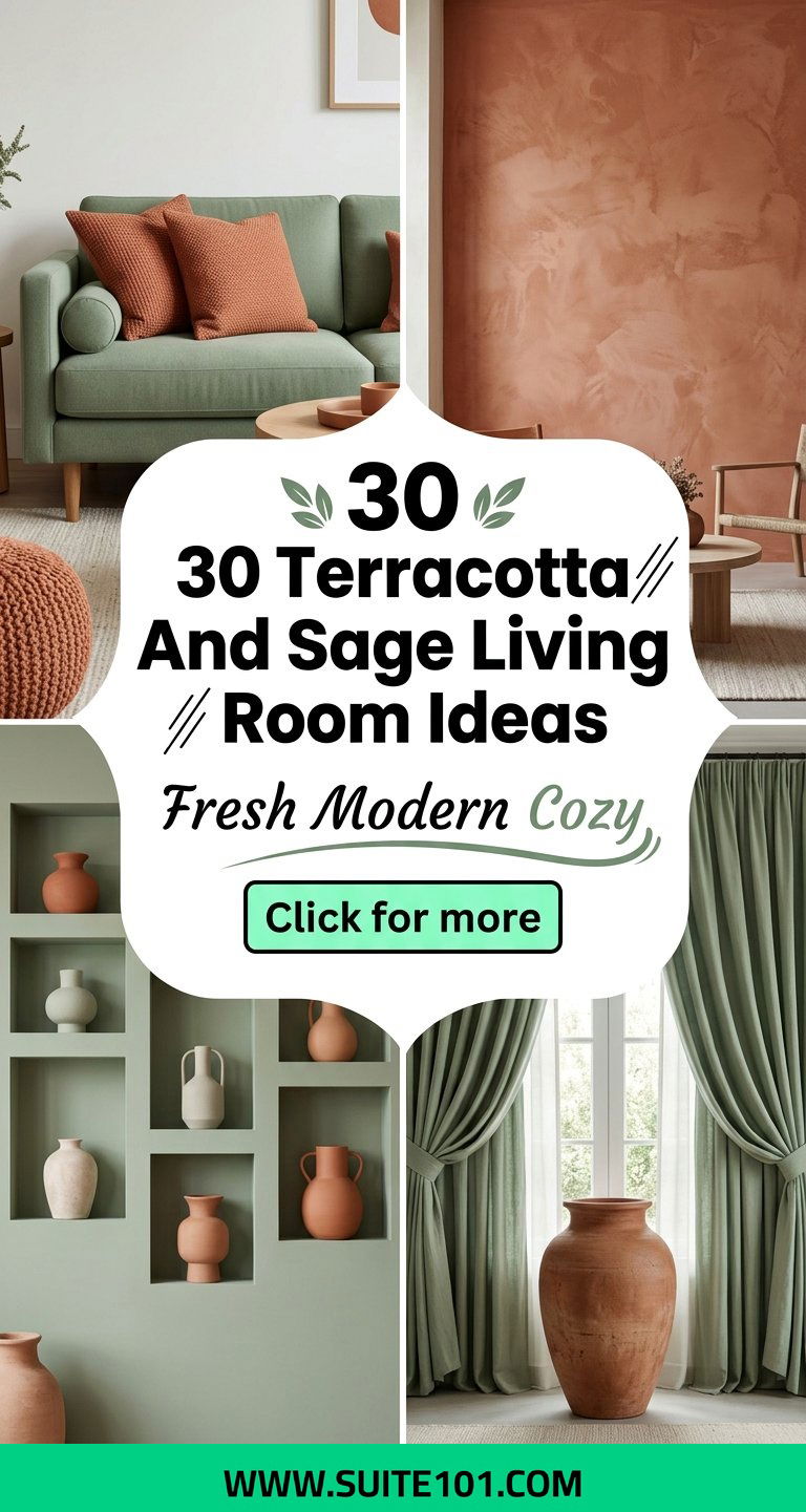 30 Terracotta And Sage Living Room Ideas for a Fresh Modern Look - 30 Terracotta And Sage Living Room Ideas for a Fresh Modern Look