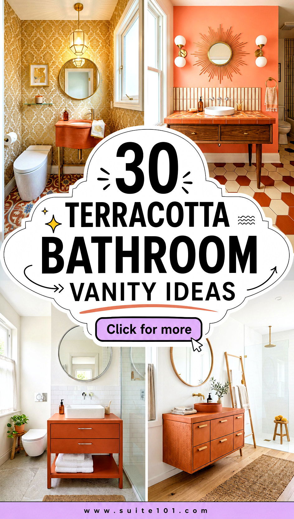 30 Terracotta Bathroom Vanity Ideas That Wow In Minutes - 30 Terracotta Bathroom Vanity Ideas That Wow In Minutes