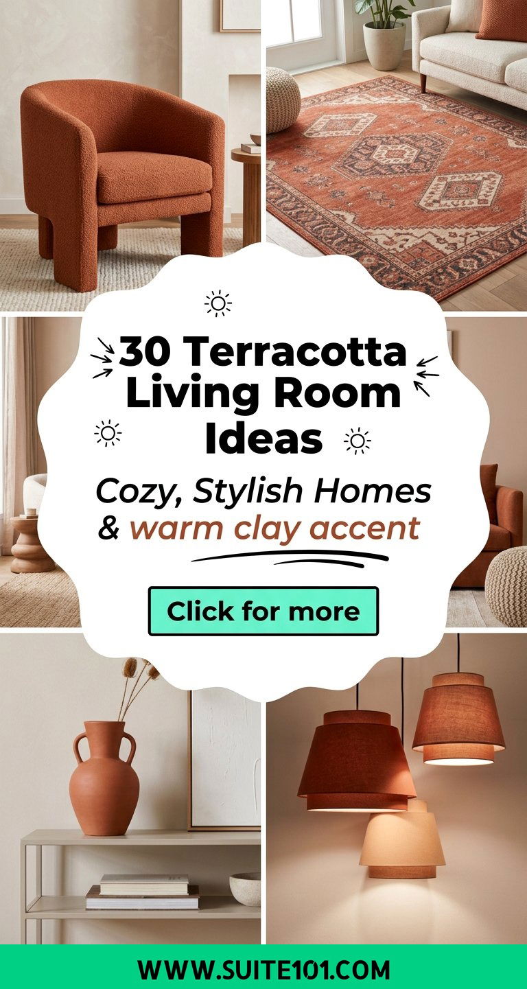 30 Terracotta Living Room Ideas for Cozy Stylish Homes - 30 Terracotta Living Room Ideas for Cozy, Stylish Homes