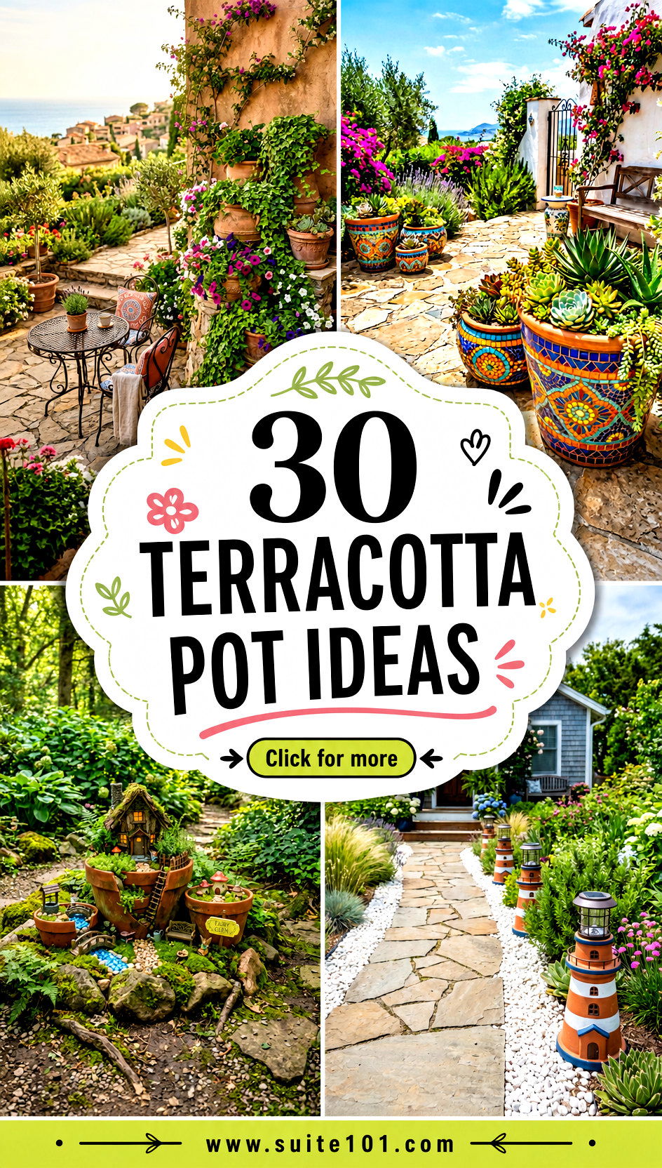 30 Terracotta Pot Ideas to Sprout Stylish Container Gardens - 30 Terracotta Pot Ideas to Sprout Stylish Container Gardens
