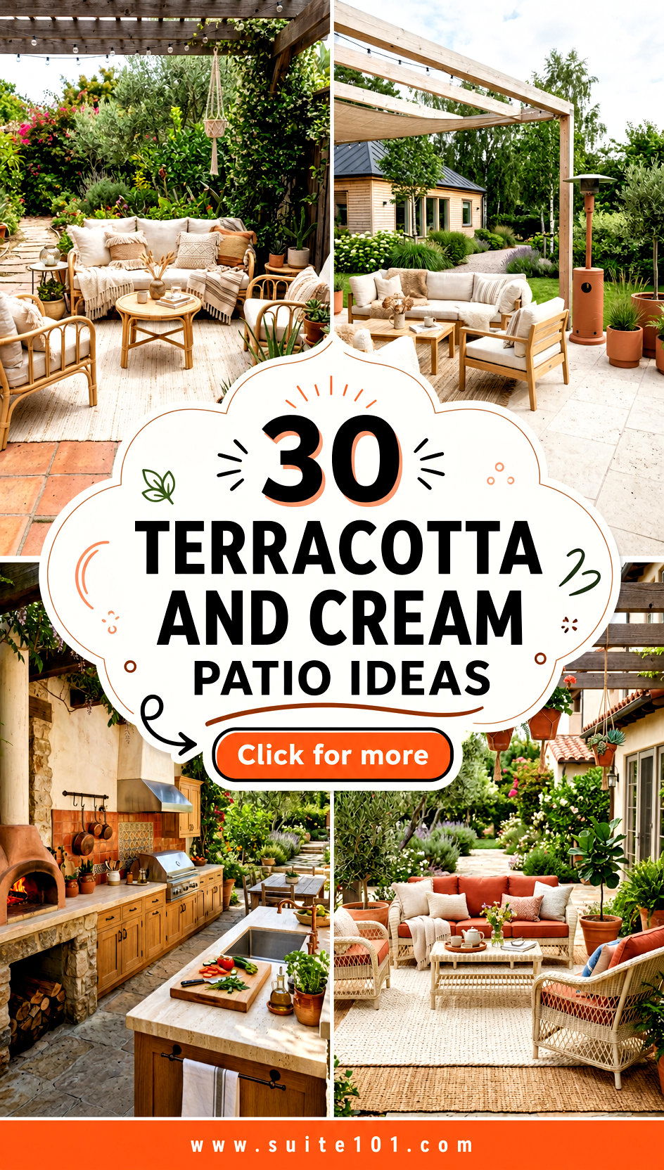 30 Terracotta and Cream Patio Ideas for Cozy Outdoor Style - 30 Terracotta and Cream Patio Ideas for Cozy Outdoor Style